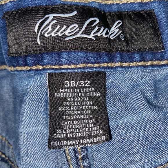 True Luck Jeans Men’s Size 38/32 - Picture 9 of 9